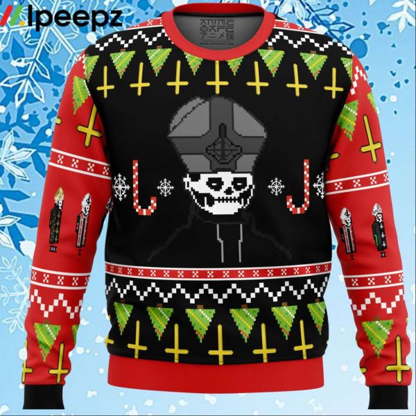 Papa Emeritus Ugly Christmas Sweater
