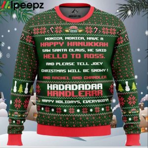 Phoebes Christmas Song Friends Ugly Christmas Sweater