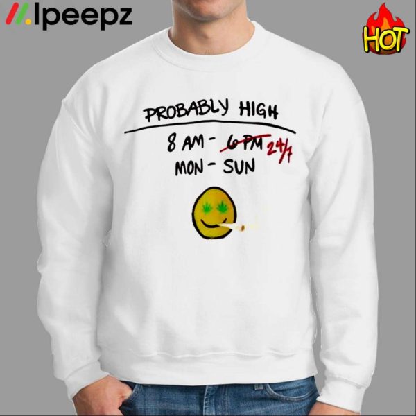 Probably High Ringer Shirt