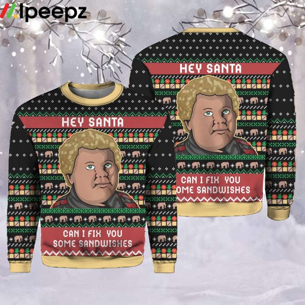 Sandwiches For Santa Bad Santa Sandwiches Christmas Sweater