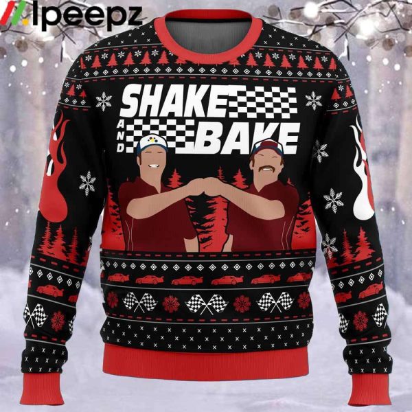 Shake And Back Talladega Nights Ugly Christmas Sweater