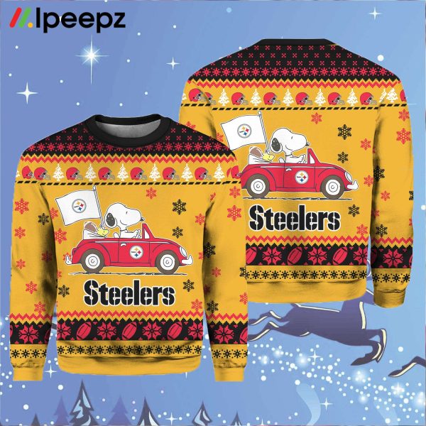 Snoppy Steelers Christmas Sweater