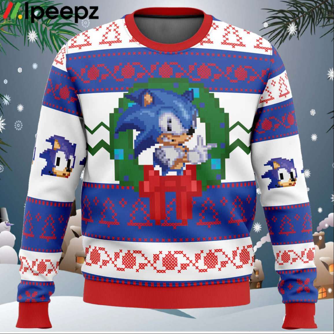 Hedgehog ugly sale christmas sweater