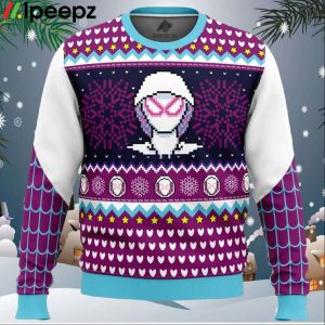 Spider Gwen Spider Verse Spiderman Marvel Ugly Christmas Sweater