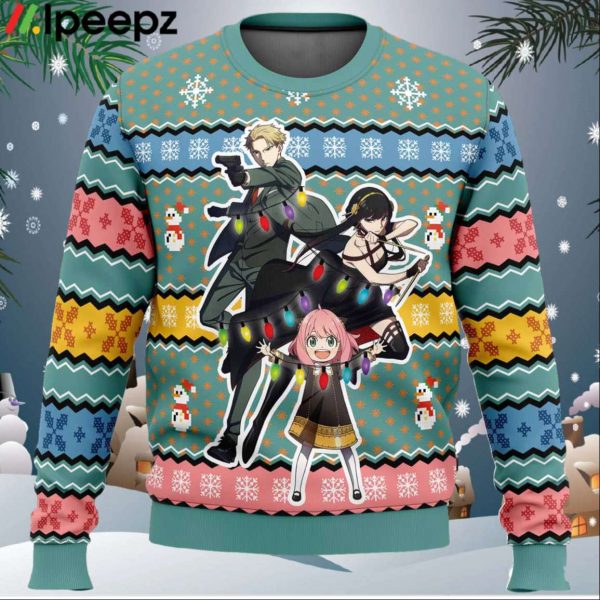 Spy Xmas Family Spy x Family Ugly Christmas Sweater