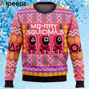 Squid Game Squidmas Ugly Christmas Sweater