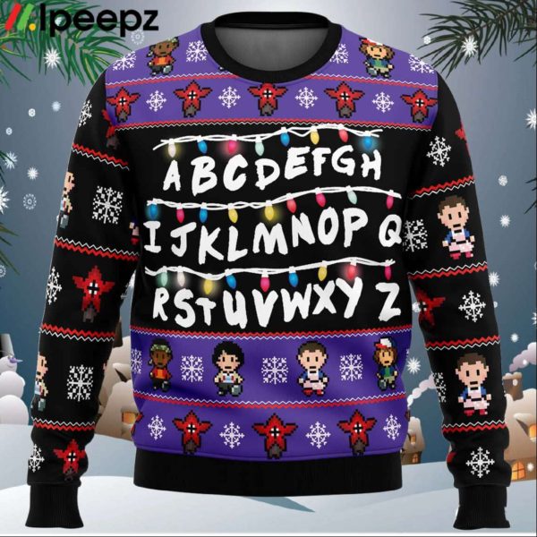 Stranger Things Ugly Christmas Sweater