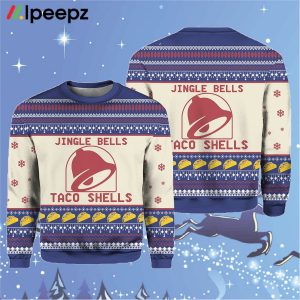 Taco Bell Tco Shells Christmas Sweater