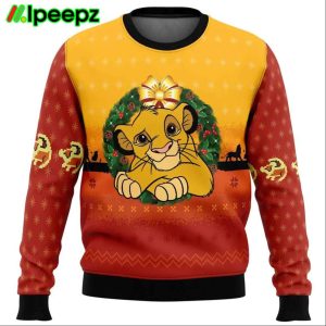 The Lion King Simba Ugly Christmas 3D Sweater