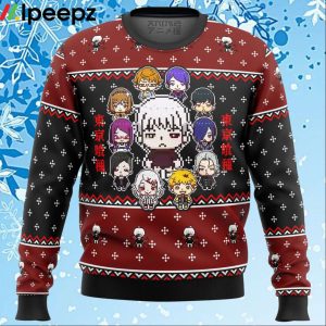 Tokyo Ghoul Sprites Ugly Christmas Sweater