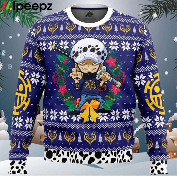 Trafalgar Law Christmas One Piece Ugly Christmas Sweater