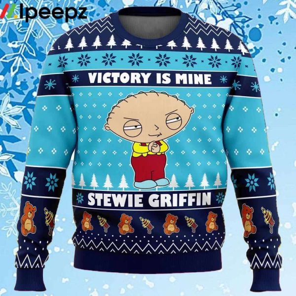 Victory is Mine Family Guy Ugly Christmas Sweater