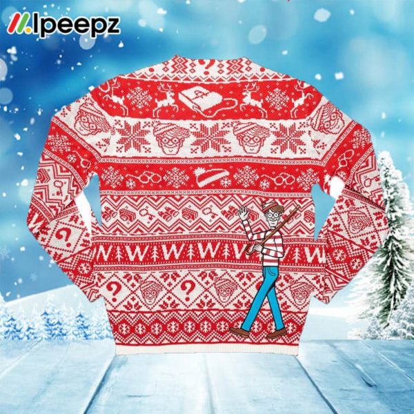 Where’s Wally Christmas Jumper Ugly Sweater