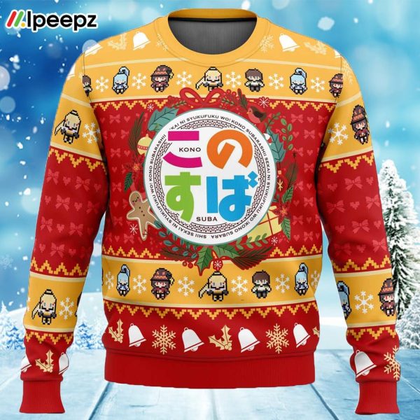 Wonderful Christmas Konosuba Ugly Christmas Sweater