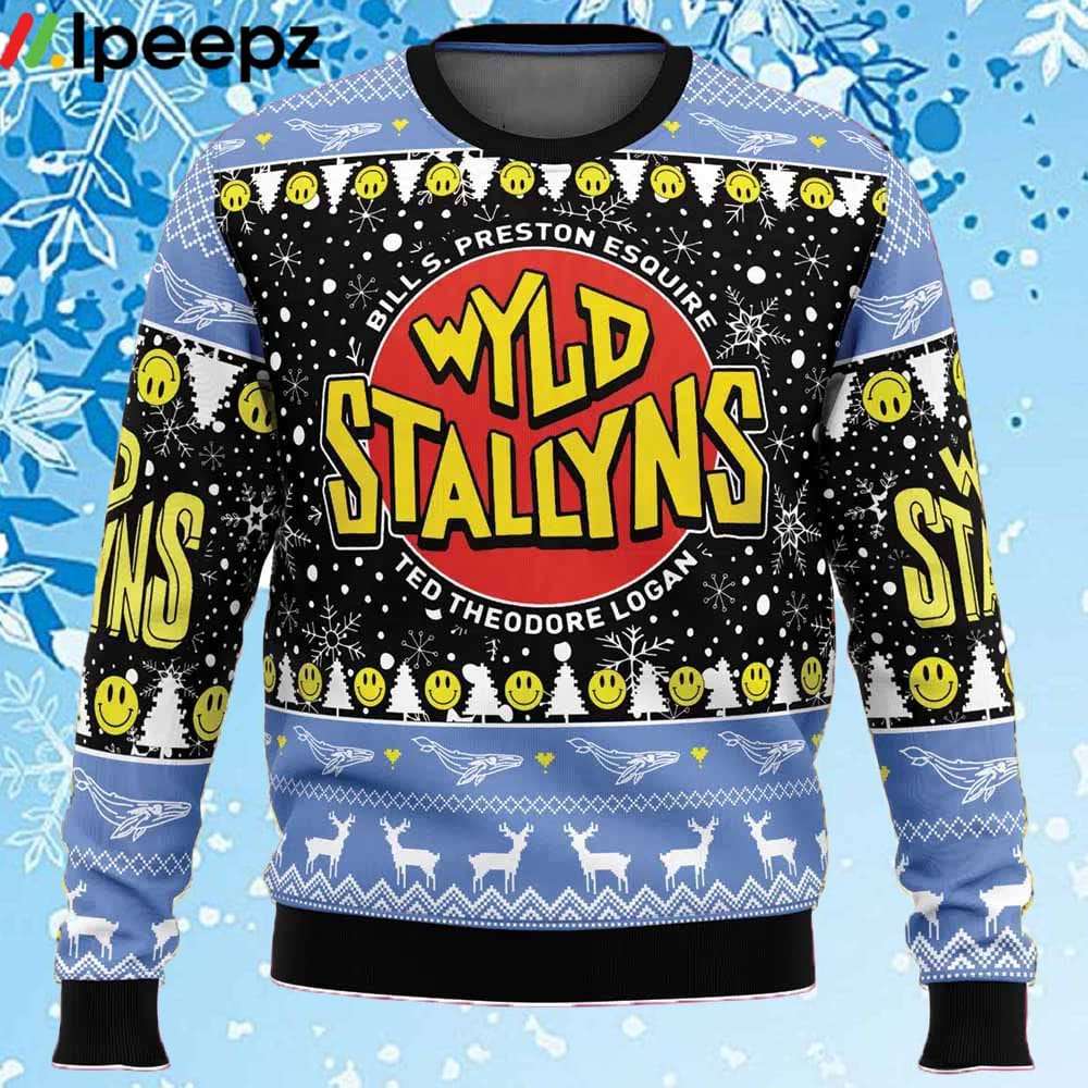 Wyld Stallyns Bill And Ted’s Excellent Adventure Ugly Christmas Sweater