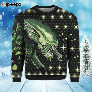 Xenomorph Alien Ugly Christmas Sweater