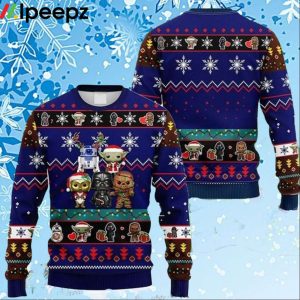 Xmas Star Wars Characters Ugly Christmas Sweater