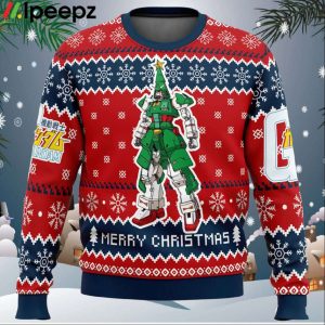 Xmas Tree Gundam Ugly Christmas Sweater