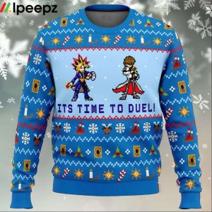 Yugioh Its Time To Duel Ugly Christmas Sweater