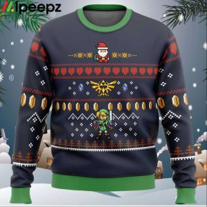 Zelda Santa Link Ugly Christmas Sweater