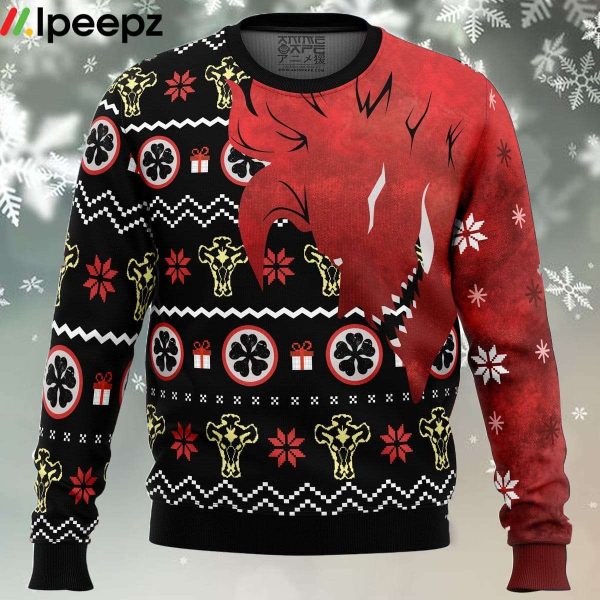 Asta Demon Black Clover Ugly Christmas Sweater