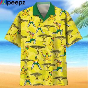 Australian Pride Cricket Hawaiian Shirt
