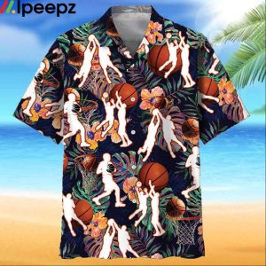 Basketball Team Tropical Hawaiian Shirt