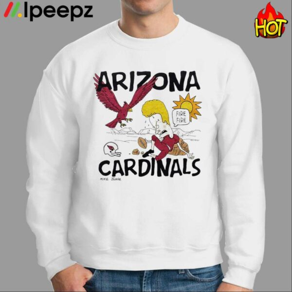 Beavis And Butt Head X Arizona Cardinals Fire Fire Shirt