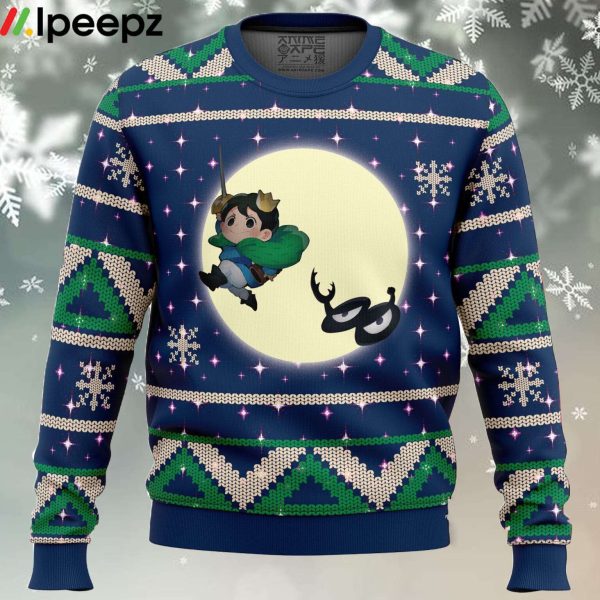 Bojji and Kage Full Moon Ranking of Kings Ugly Christmas Sweater