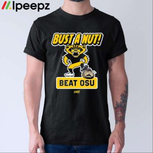 Bust A Nut Anti Ohio State Shirt For Missouri College Fans