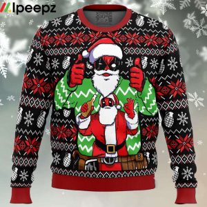 Christmas Deadpool Marvel Ugly Christmas Sweater