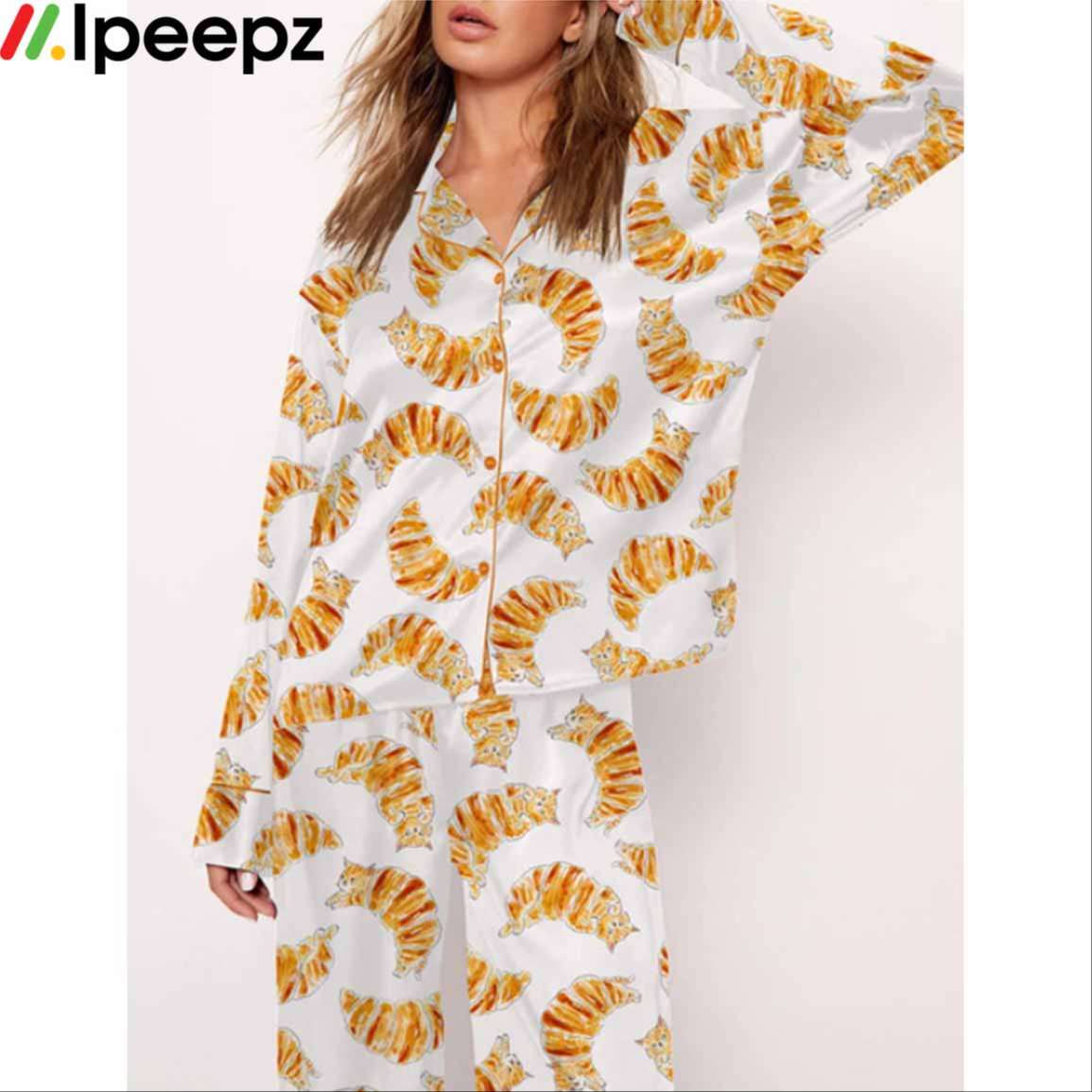 Croissant Cats Pajama Set