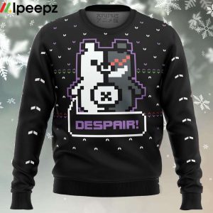 Danganronpa Monokuma Despair Ugly Christmas Sweater