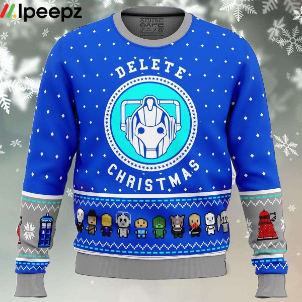 Dr Who Dalek Ugly Christmas Sweater