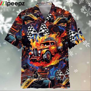 Drag Racing Hot Rod Motorsport Hawaiian Shirt