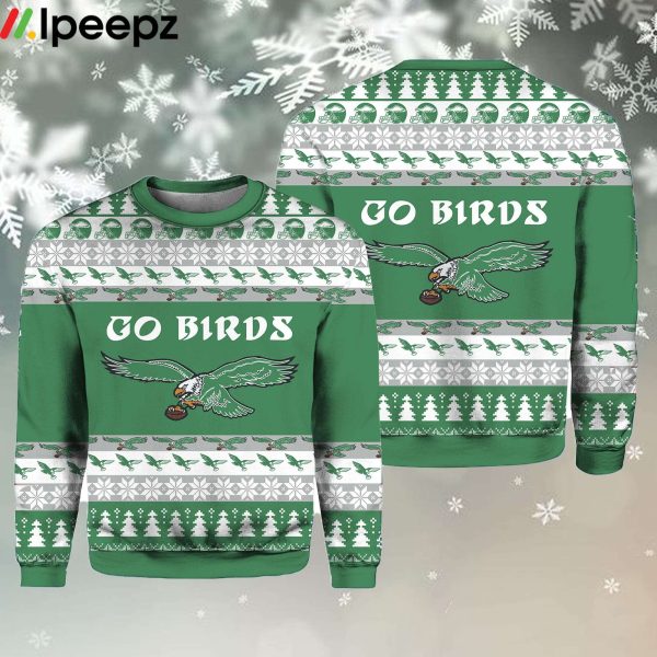 Eagles Go Birds Christmas Ugly Sweater