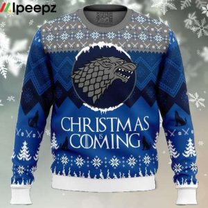 Game Of Thrones Christmas Is Coming Ugly Christmas Sweater