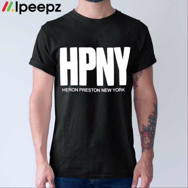 HPNY Heron Preston New York Shirt