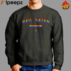 Hail Satan Est 666 Pride Shirt