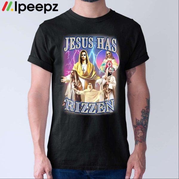 Jesus Has Rizzen Vintage Christian Design Jesus Shirt