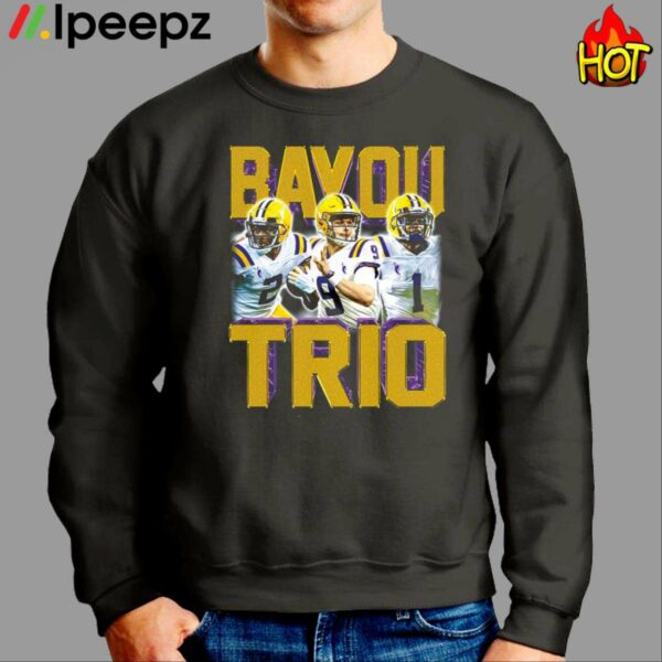 Justin Jets Jefferson Bayou Trio LSU Shirt