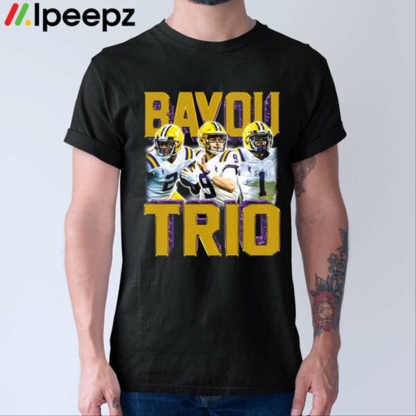 Justin Jets Jefferson Bayou Trio LSU Shirt