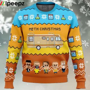 Methy Christmas Breaking Bad Ugly Christmas Sweater