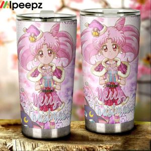 Sailor Chibi Moon Merry Christmas Tumbler Cup Custom Accessories