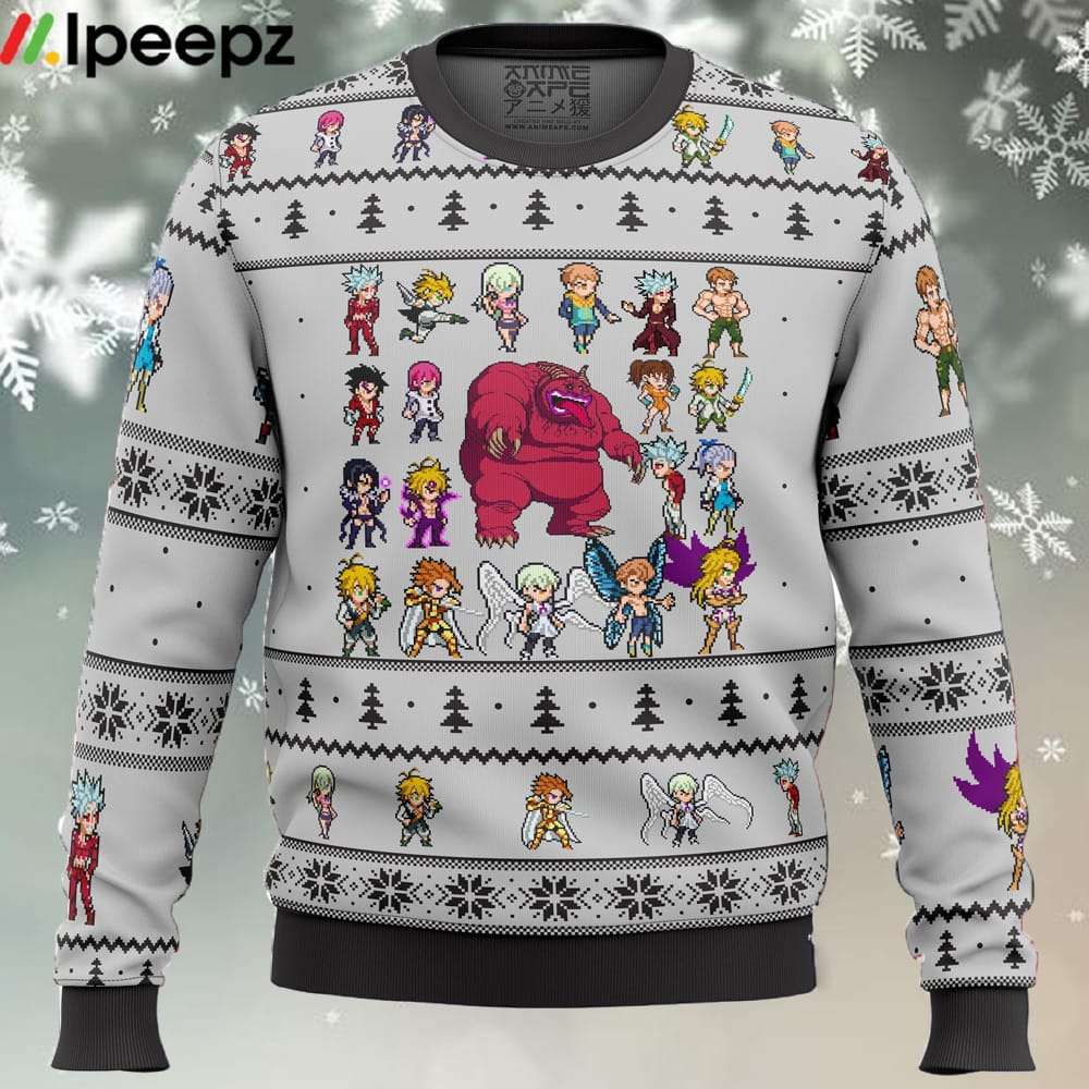 Seven Deadly Sins Sprites Ugly Christmas Sweater