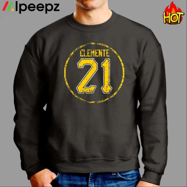 The Legend Roberto Clemente 21 Pittsburgh Shirt
