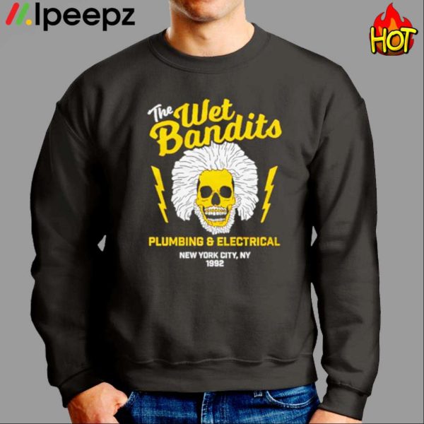 Top The Wet Bandits Plumbing And Electrical Skull Shirt