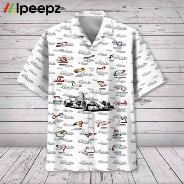 2024 F1 Circruits Hawaiian Shirt