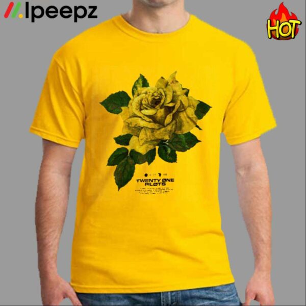 21 Pilots Yellow Flower Shirt