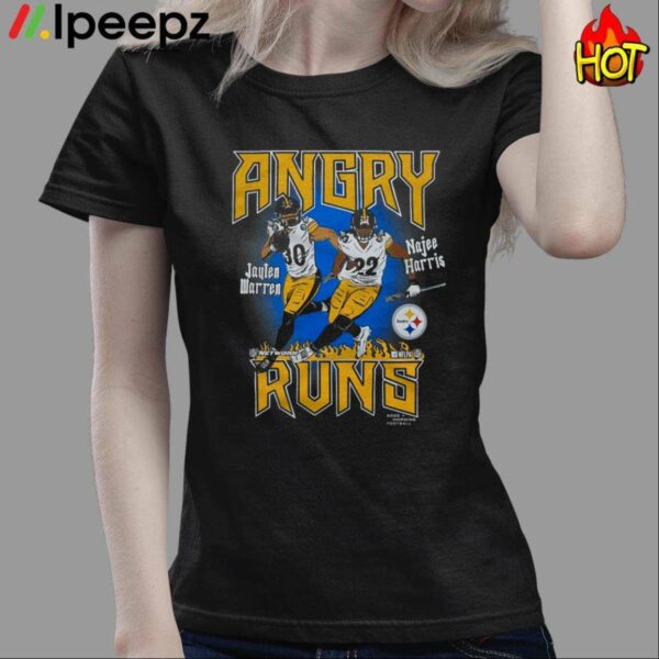 Angry Runs Steelers Warren And Harris Shirt